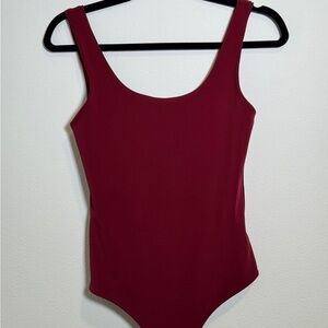 Kids Burgundy One Piece Swimsuit